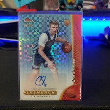 2025 Topps Finest Basketball Cam Spencer Flashback Auto Blue X-Fractor 29/99