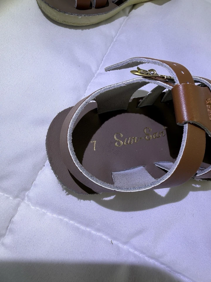 Sandalias de Pesca Sun San Talla 7 Marrón Niños Unisex ¡GRAN FORMA!! Foto 4 de 4