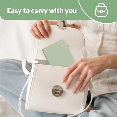  2026 Pocket Weekly Planner for Purse 3.5" x 6" - 12 Month 3.5"x6" Sage Green