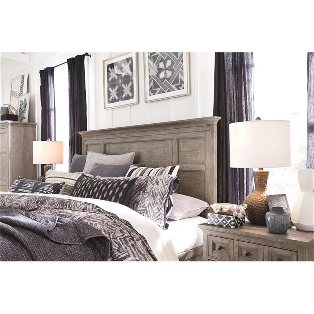 Magnussen Paxton Place Complete Queen Panel Bed with Regular Rails