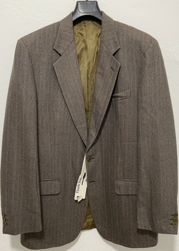 Missoni, MISSONI Men’s Tailored Vintage Wool Tweed Blazer Brown Flecked Pattern M.i.italy