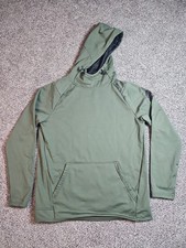 UNRL Crossover Hoodie II Men's M Performance Tech Stretch Pullover Green Logo