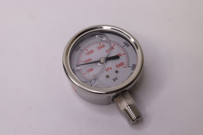 #ad Grainger Approved Pressure Gauge 0 35000 kPa 0 5000 Range 3 2 3% 1 4 In $36.00