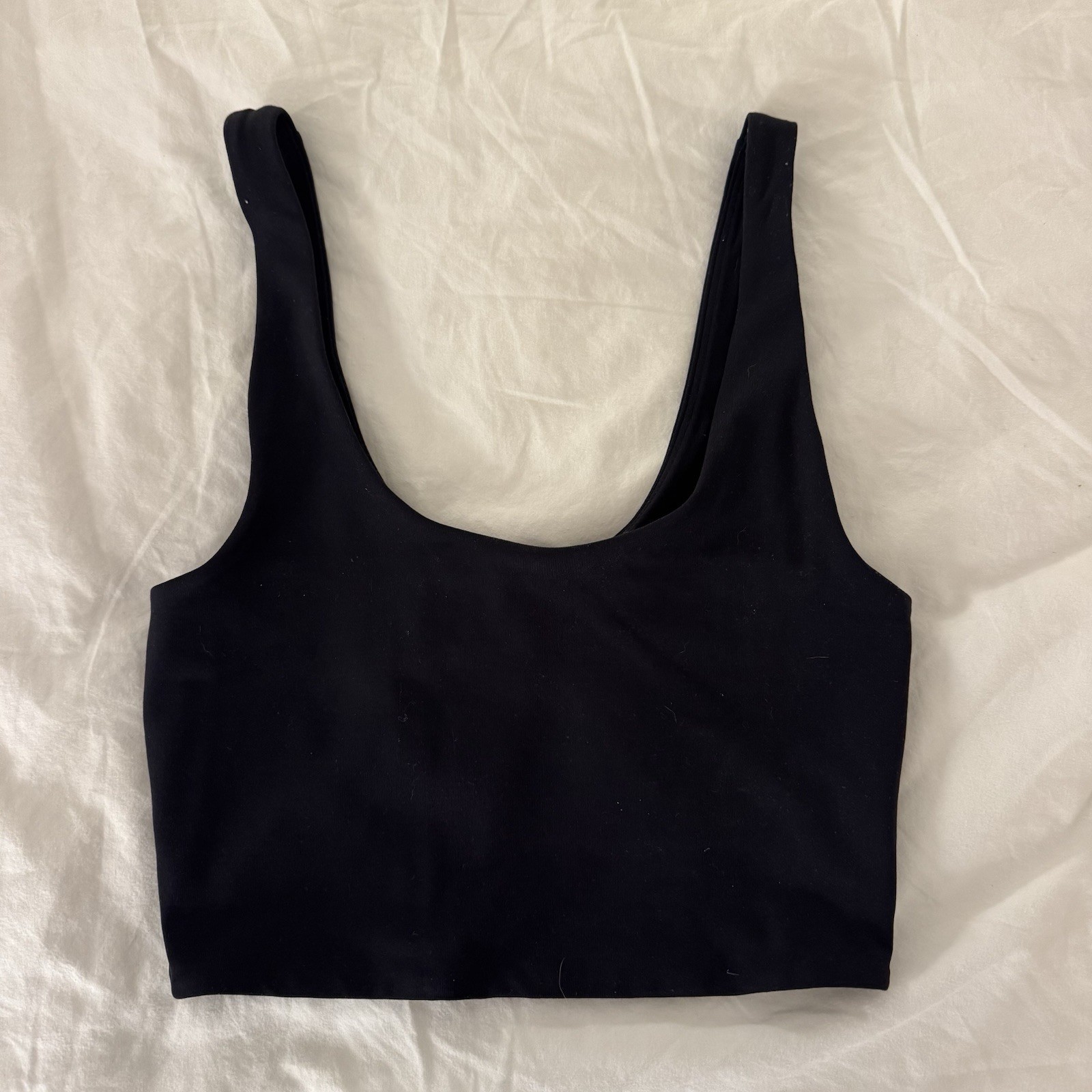 Aritzia Babaton Black Contour Crop Tank Top - SIZE XS