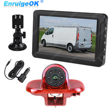 Kit Caméra de recul feu de stop+5"Écran Pour Renault Trafic Opel Vauxhall Vivaro