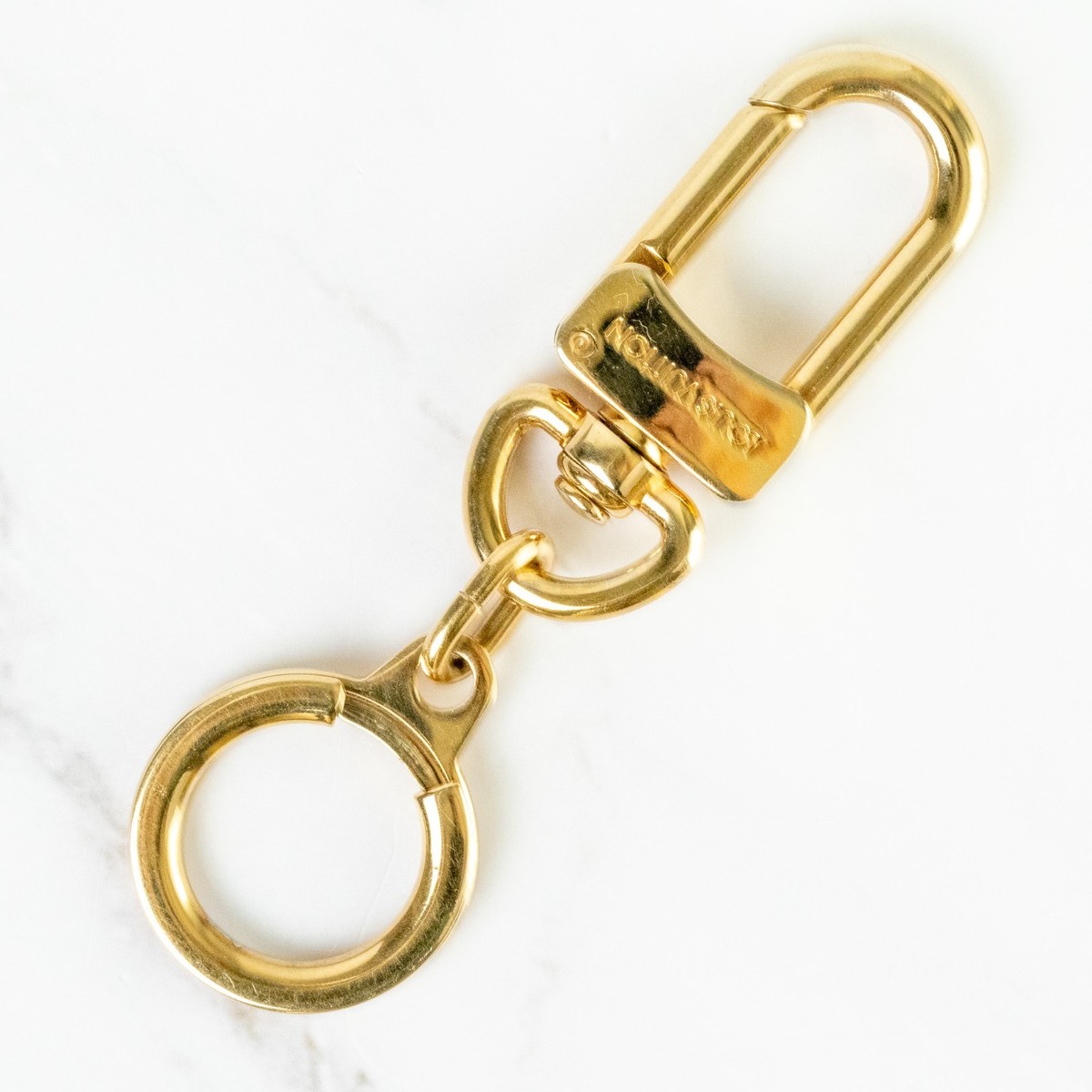 LOUIS VUITTON Key Ring M62694 Anneau Cles Gold tone Key Holder