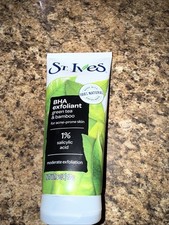 St. Ives Blackhead Clearing Face Scrub - Green Tea Bamboo 6 oz New