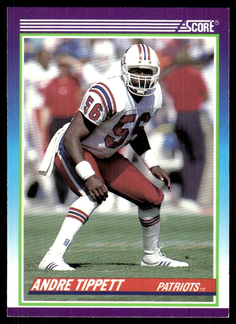 Andre Tippett 1990 Score #458 Patriots FREE SHIPPING StackedPacks