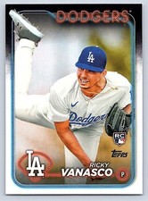 RICKY VANASCO  DODGERS  RC  2024 TOPPS UPDATE #US38