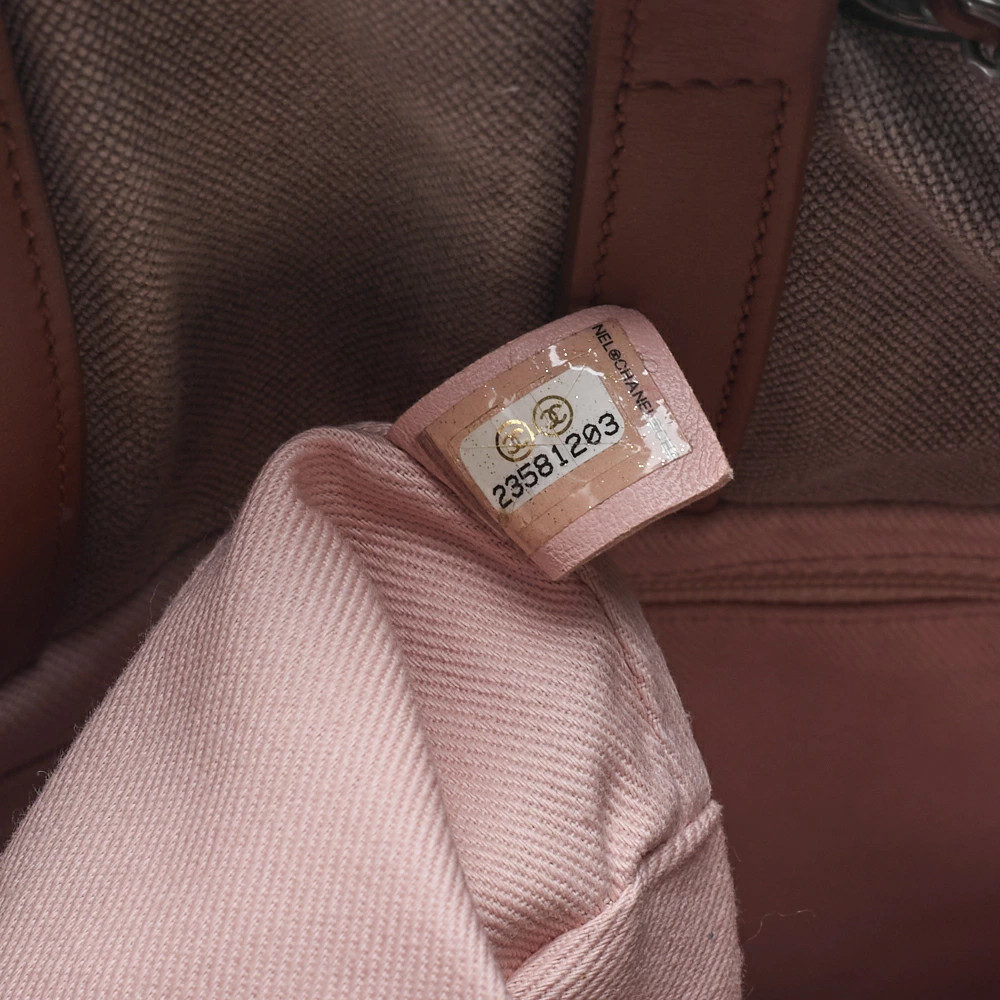 CHANEL Border Coco Charm Sequined Drawstring Back… - image 11