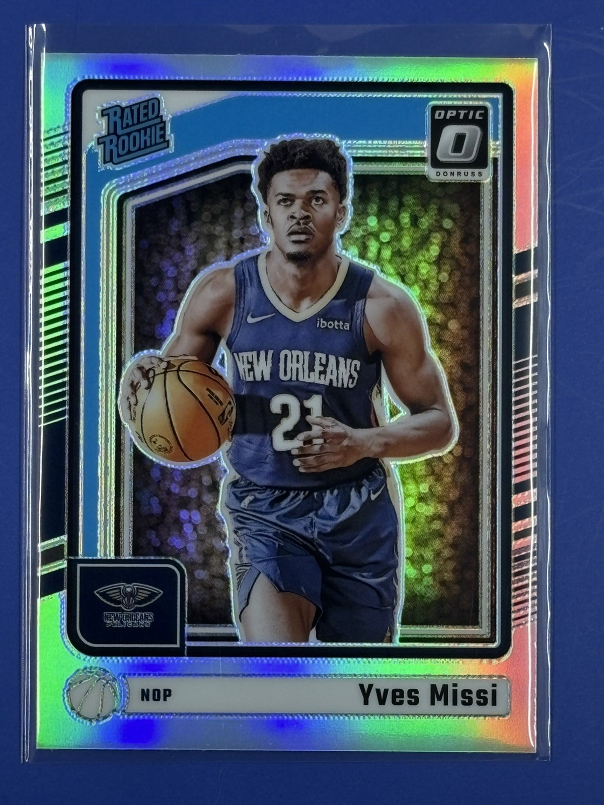 2024-25 Donruss Optic Yves Missi Holo Rated Rookie #265