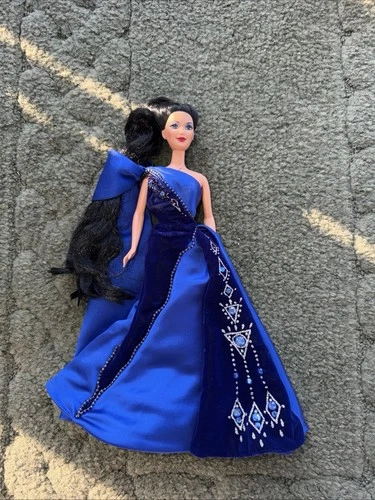 Vintage Mattel Sapphire Splendor Barbie 15523 Mackie Jewel Essence Collection