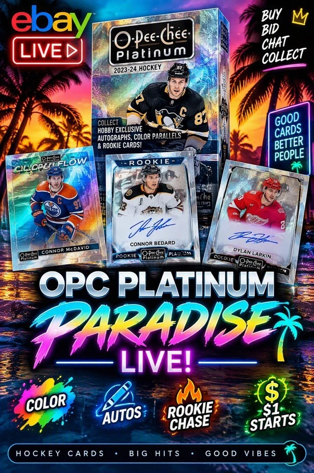🌈 OPC PLATINUM PARADISE LIVE! 🌈 Color • Autos • Rookie Chase • $1 Starts