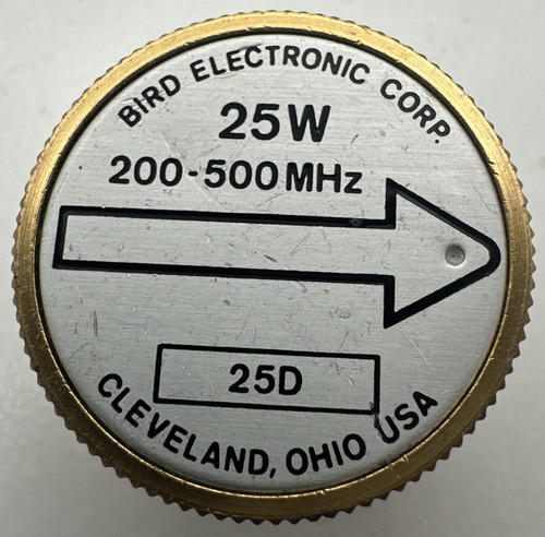 Bird 43 Thruline WattMeter Element 25W 25D 200-500MHz