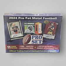 2024 Pro Set Metal Football Hobby Box