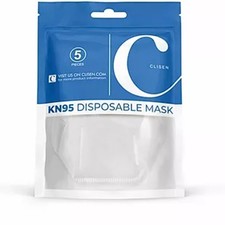 100-Pack Protective Disposable Face Masks KN95, 95 Filter, Earloop, Breathable