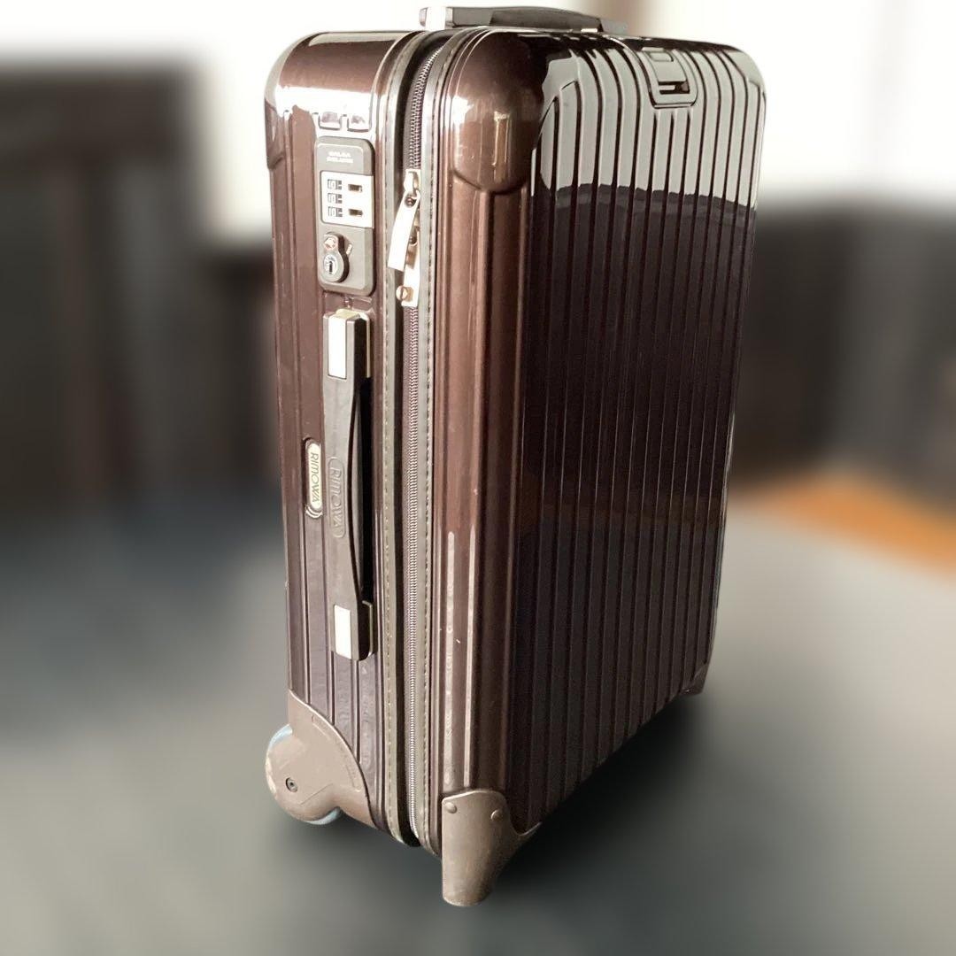 Rimowa Salsa Deluxe 34L Brown 2 wheels Carry Case Suitcase | eBay