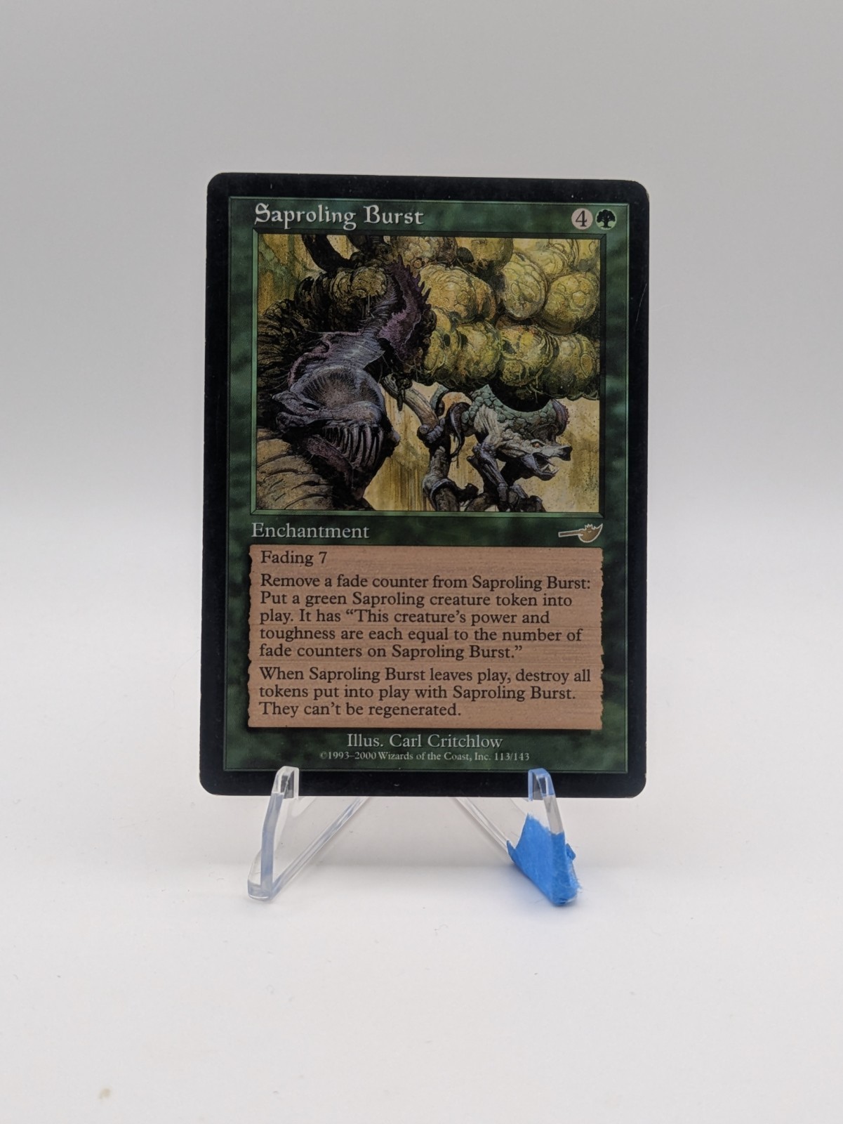 MTG - Saproling Burst - Nemesis (113/143) - Rare - Lightly Played