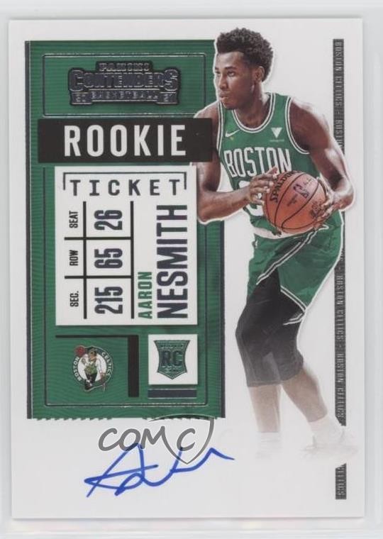2020-21 Panini Contenders Rookie Ticket Aaron Nesmith #101 Rookie Auto RC 07mp