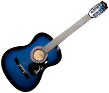 Carole King Signed Autographed Blueburst Zeny Acoustic Guitar ACOA