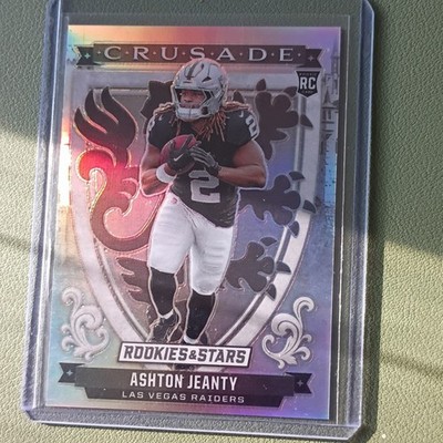 Panini 2025 Rookies & Stars Ashton Jeanty Raiders Crusade Silver RC #9
