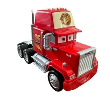 Disney Pixar Cars Mack 95 Rusteze Semi Red Diecast Car/Truck Mattel - 1:55 Scale