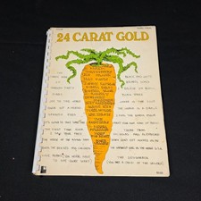 Libro di canzoni ORO 24 CARATI schermo P/V gemme - Columbia Pub. 1973