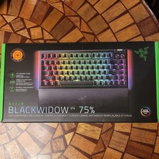 New Razer Blackwidow V4 75% Hot-Swappable Keyboard Tactile Switches - SEALED