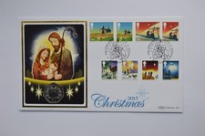 Gibraltar 2014 Christmas 50p Coin Cover RARE