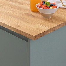 Solid Oak Kitchen Wood Worktops | 22mm Thick Tabletop | 2M 3M Wooden Countertops