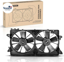 Engine Radiator Cooling Fan Assembly Compatible with Ford Lincoln Models - F-1