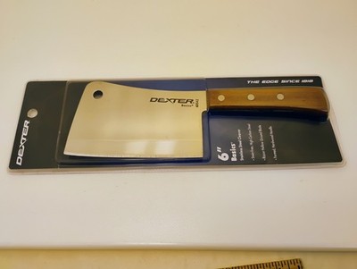 Dexter Basics 6-inch Stainless Steel Blade Cleaver Small/Med Cuts Heavy Duty New