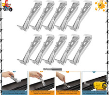 5 Inch Roofing Gutter Hangers, Quick Screw Hidden Gutter Support Brackets for Re