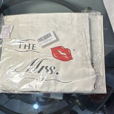 2-Piece Bib Apron Set Mr.  Mrs. Novelty Polyester Wedding Bridal Shower