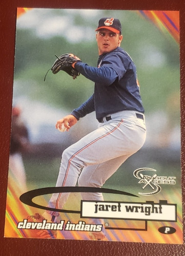 1998 Skybox Dugout Axcess Jaret Wright #63 card