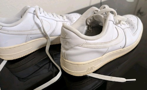 Nike Air Force 1 '07 Bajo Para Mujer Talla 8.5 Blanco Atlético Estilo de Vida Zapatos Tenis - Imagen 6 de 7