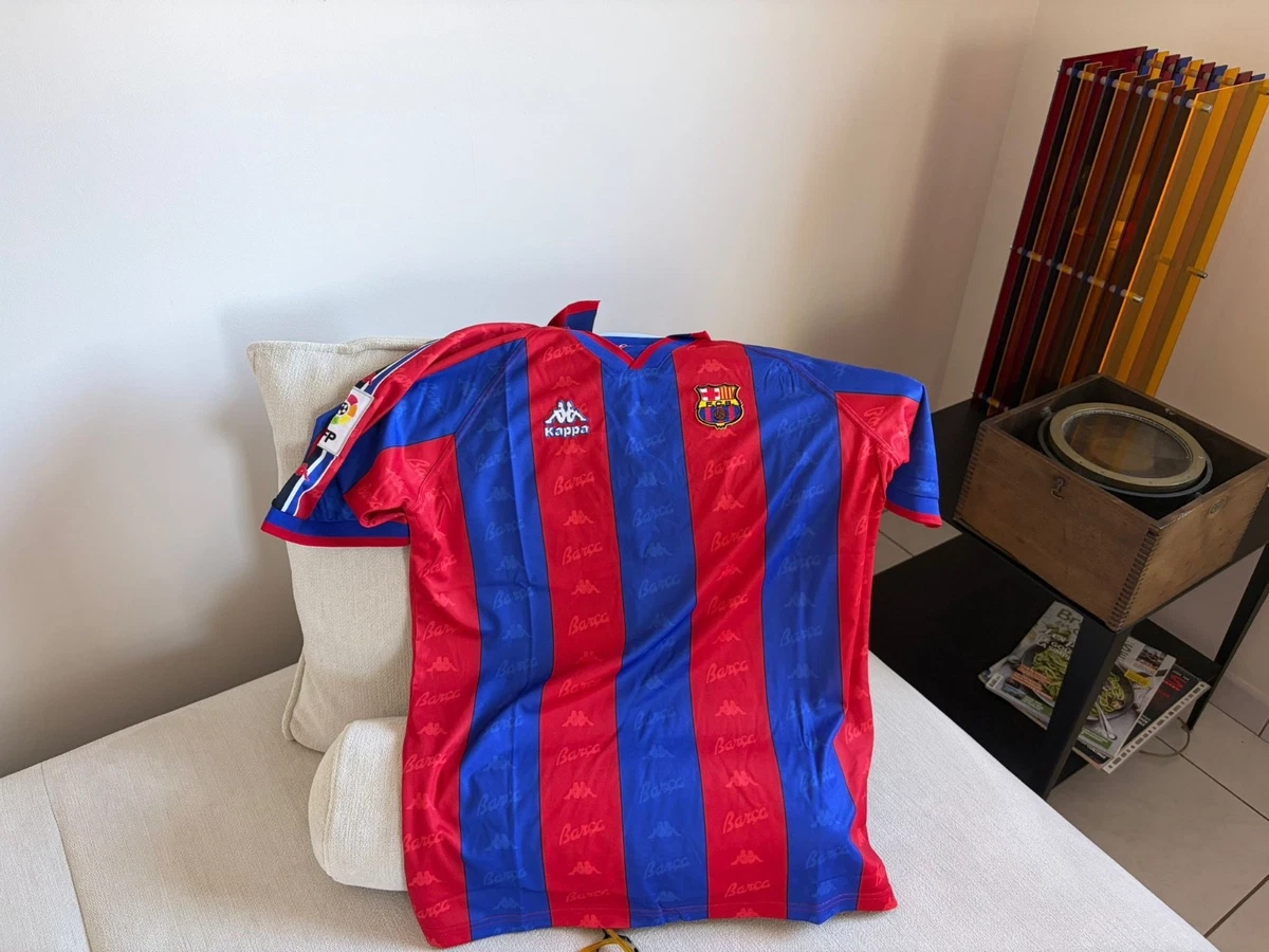 MAILLOT F.C BARCELONA BARCELONE 1995 1997 Vintage Kappa 116575261013