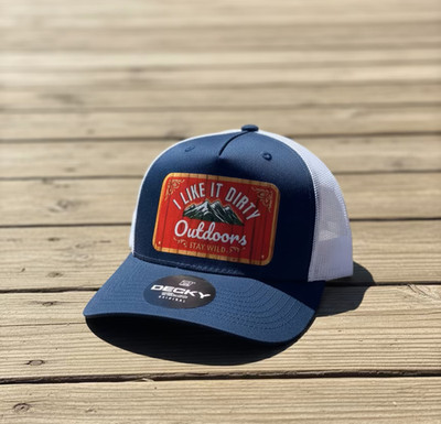 I like it Dirty Hat Outdoors Mid-Profile Trucker Hat   Adjustable Mesh Snapback