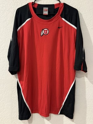 Vintage Nike 90S Utah Utes Warm Up Shirt Mens Large