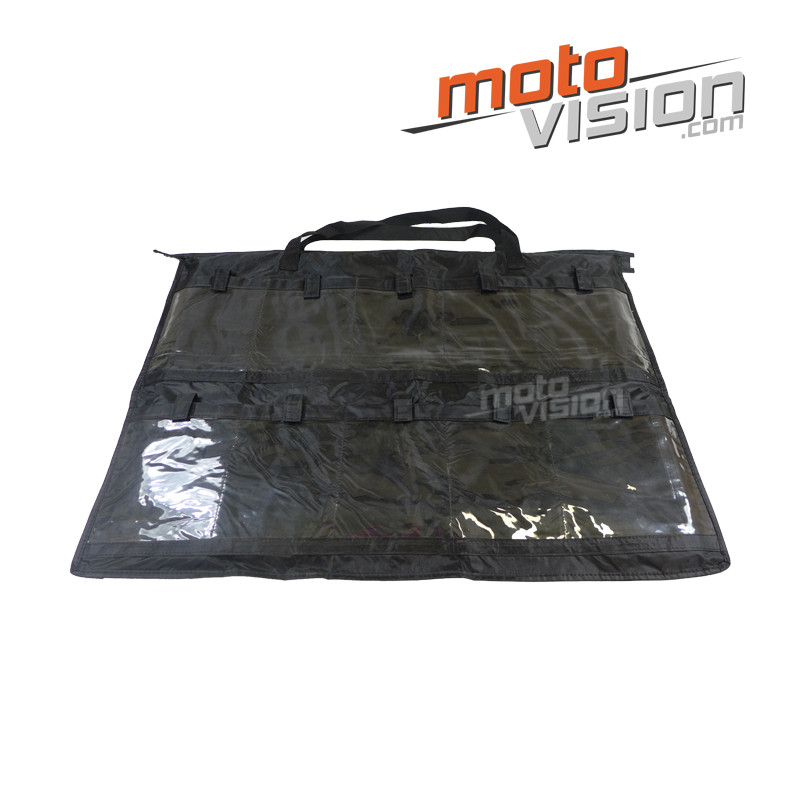 Housse de transport pour petit tableau de panneautage 82 x 59 cm en nylon noir
