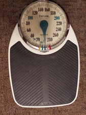 Vintage Taylor Professional Large Dial Mechanical Scale 330 lbs. with 5 Markers