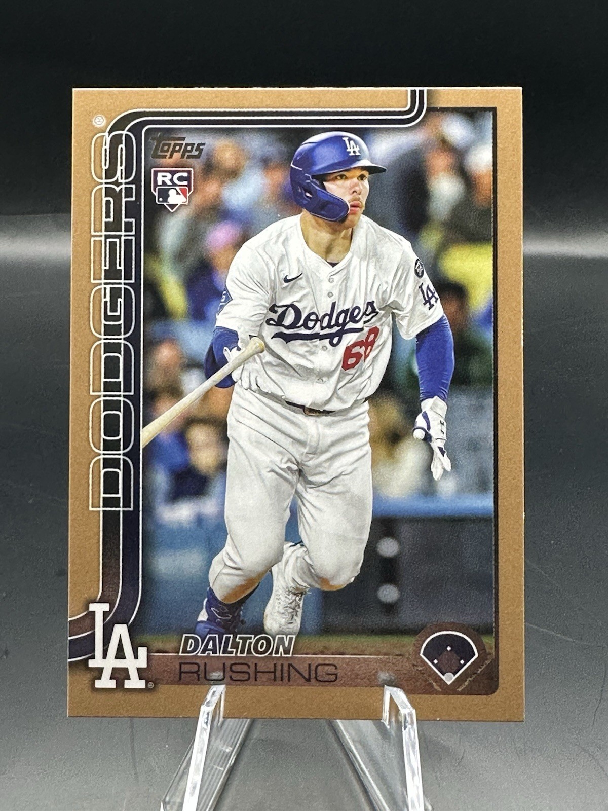 2025 Topps Update Series - Dalton Rushing #US38 Gold /2025 (RC)