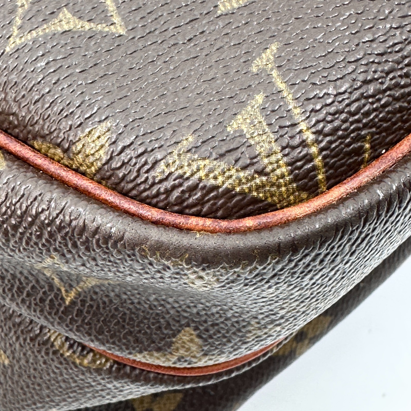 Louis Vuitton Reporter PM Shoulder Bag Monogram Brown Leather Authentic thumbnail 12