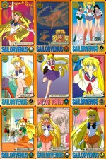 Sailor Moon Carddass Sailor Venus 9 Cards Lot Japanese Anime 9 lot cards