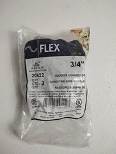 NEW  Halex 20422 Flex Squeeze Connectors, 3-Pack