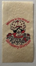 Vintage Welcome To The World Of Strawberry Shortcake Mini Iron On Transfer