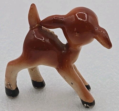 4er Set Porzellan Keramik Mini Hirsch Rehkitz Figuren JAPAN - Bild 19 von 21