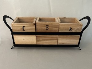 Utensil Cutlery Holder Wooden Utensil Organizer Rustic Kitchen Utensil Organizer