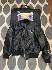 Rare Jeff Hamilton X Shoe Surgeon: Draft Kings Exclusive Leather Coat Patriots Q