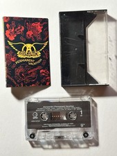 AEROSMITH Permanent Vacation Stereo Cassette 1987 Geffen Records M5G 24162 NM